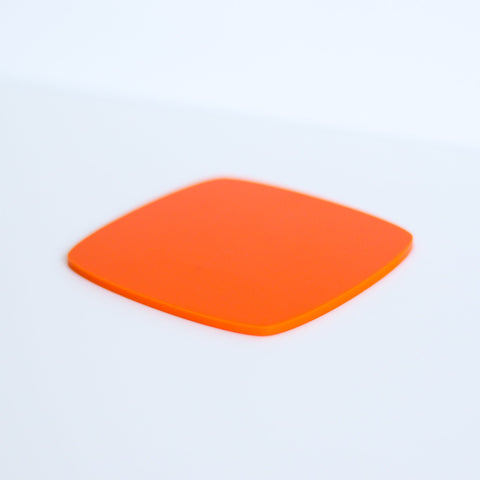 1/16" Gloss Orange Cast Acrylic Sheets | 2119