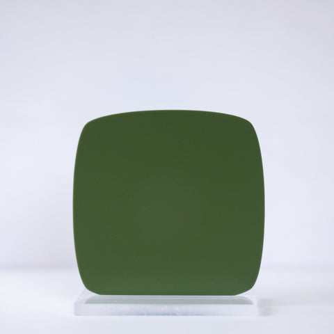 1/4" Matte Olive Cast Acrylic Sheets | Matte/Gloss Finish