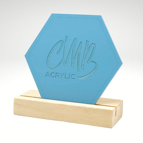 1/4" Matte Pastel Aquamarine Cast Acrylic Sheets | Matte/Gloss Finish