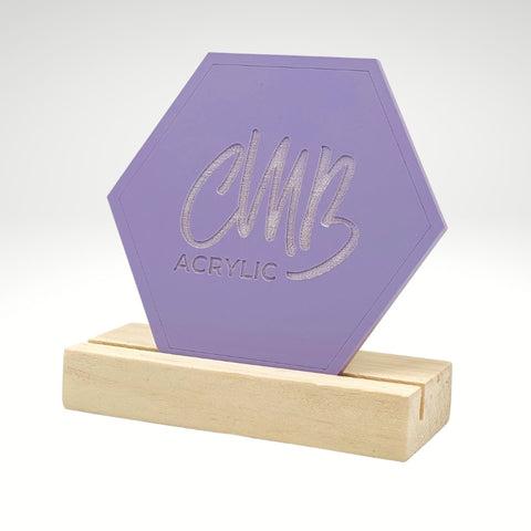 1/4" Matte Pastel Purple Sea Cast Acrylic Sheets | Matte/Gloss Finish