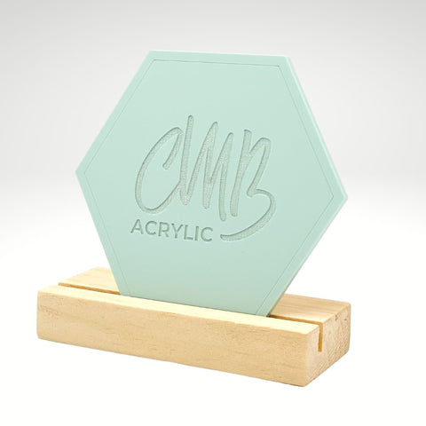 1/4" Matte Pastel Seafoam Cast Acrylic Sheets | Matte/Gloss Finish