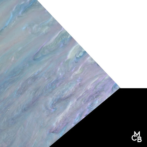1/8" Baby Blue Marbled Glitter Cast Acrylic Sheets