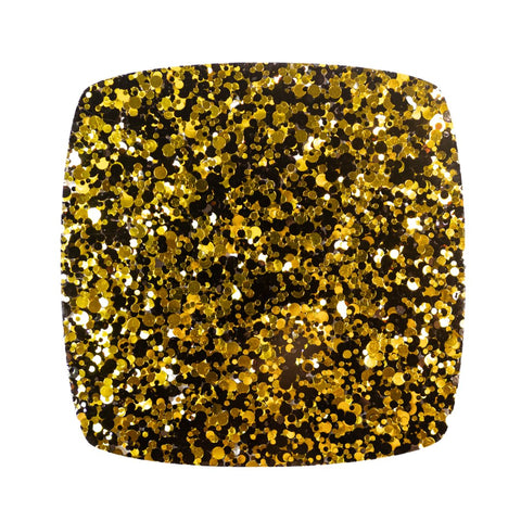 1/8" Black & Gold Glitter Dots Cast Acrylic Sheets