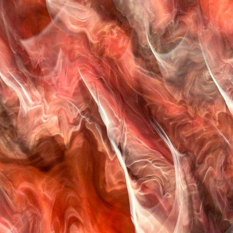 1/8" Cherry Licorice Marble Cast Acrylic Sheets