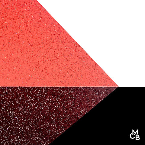 1/8" Cherry Red Holographic Glitter Jellies Cast Acrylic Sheets