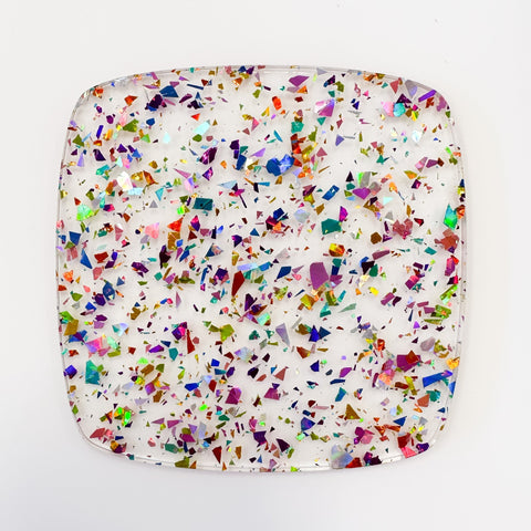 1/8" Confetti Flake Glitter Cast Acrylic Sheets