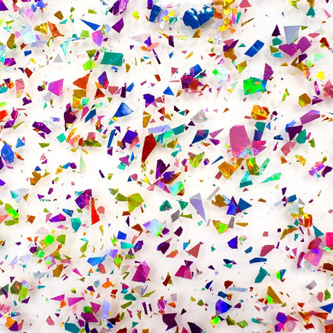1/8" Confetti Flake Glitter Cast Acrylic Sheets
