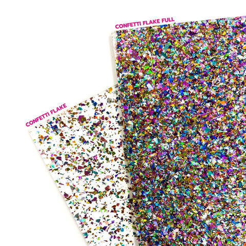 1/8" Confetti Flake FULL Glitter Cast Acrylic Sheets