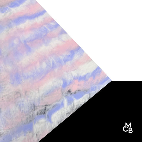 1/8" Coquettish Paint Pour Cast Acrylic Sheets