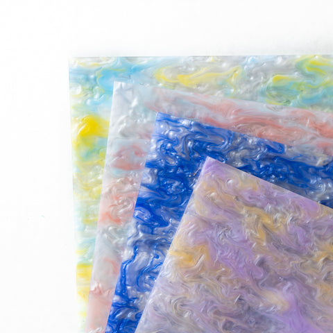 1/8" Cotton Candy Pastel Pearl Cast Acrylic Sheets
