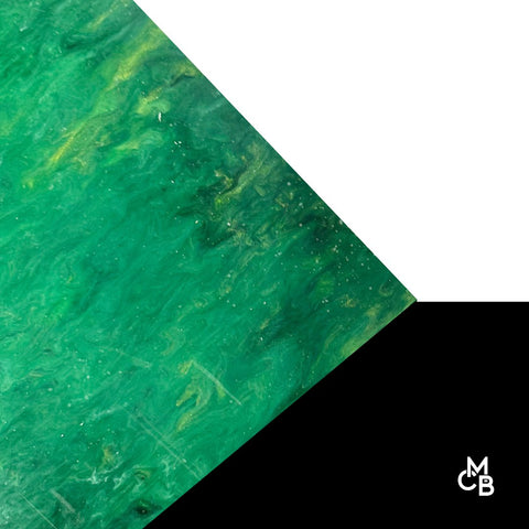 1/8" Enchanted Forest Marbled Glitter Cast Acrylic Sheets