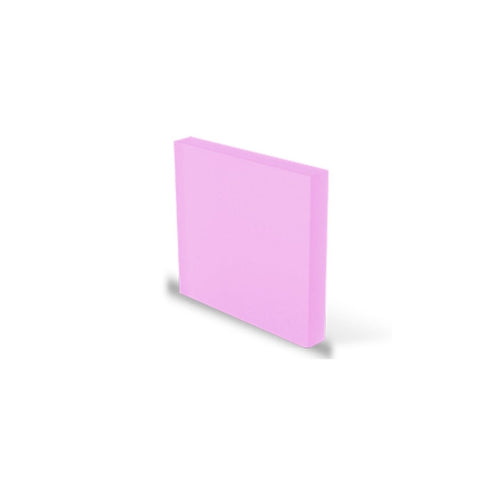 1/8" Frosted Taffetta Pink Cast Acrylic Sheets Both Sides Matte
