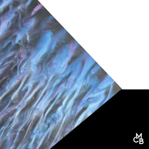 1/8" Galaxy Marbled Glitter Cast Acrylic Sheets