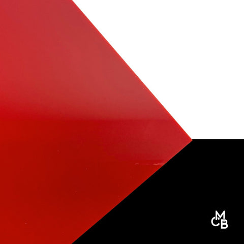 1/8" Gloss Paprika Cast Acrylic Sheets