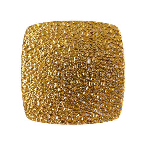 1/8" Gold Dragon's Hide Textured Mirror Acrylic Sheets