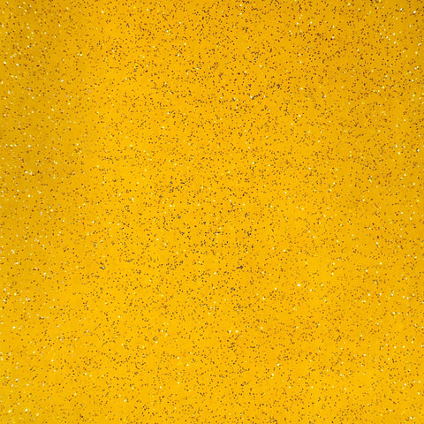1/8" Golden Yellow Glitter Jellies Cast Acrylic Sheets