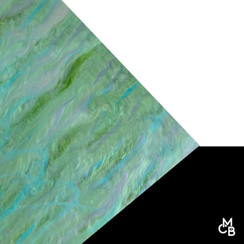 1/8" Grass Green Marbled Glitter Cast Acrylic Sheets