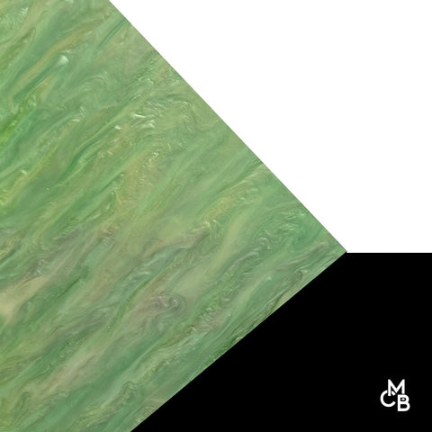 1/8" Green Apple Marbled Glitter Cast Acrylic Sheets