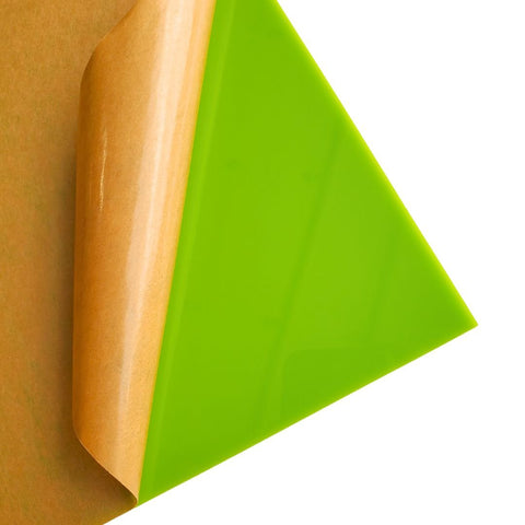 1/8" Gloss Green Yellow Cast Acrylic Sheets