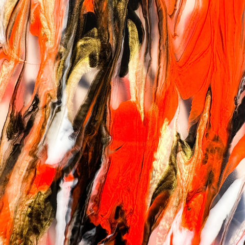 1/8" Halloween Paint Pour Cast Acrylic Sheets
