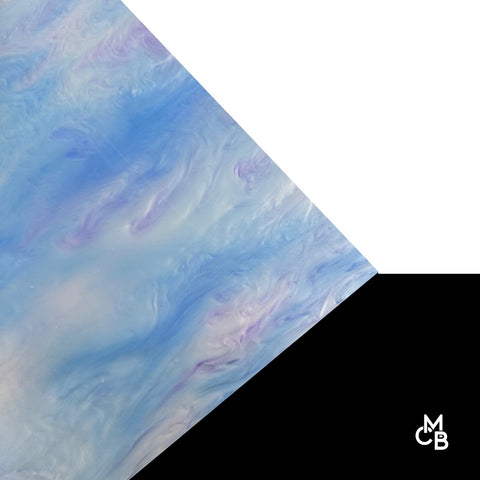 1/8" Ice Queen Marbled Glitter Cast Acrylic Sheets