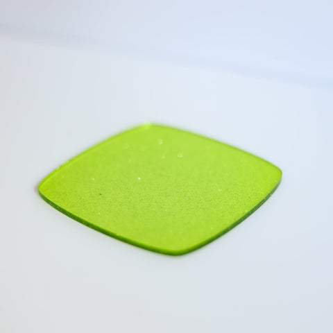 1/8" Lime Green Glitter Jellies Cast Acrylic Sheets