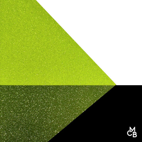1/8" Lime Green Glitter Jellies Cast Acrylic Sheets