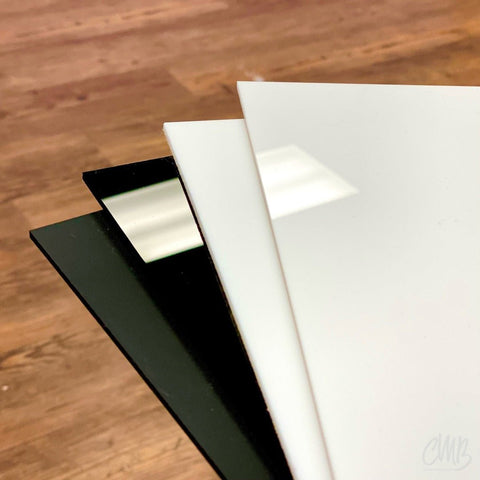 1/8" Matte White Cast Acrylic Sheets | Matte/Gloss Finish | 3015