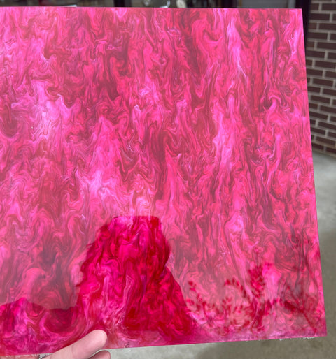 1/8" Merlot Magic Pearl Cast Acrylic Sheets