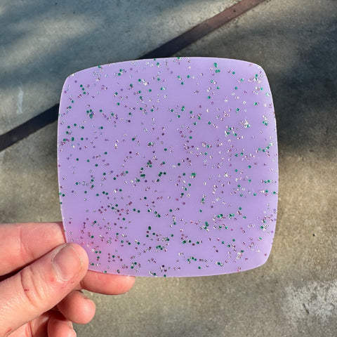 1/8" Mystic Orchid Glitz Glitter Cast Acrylic Sheets