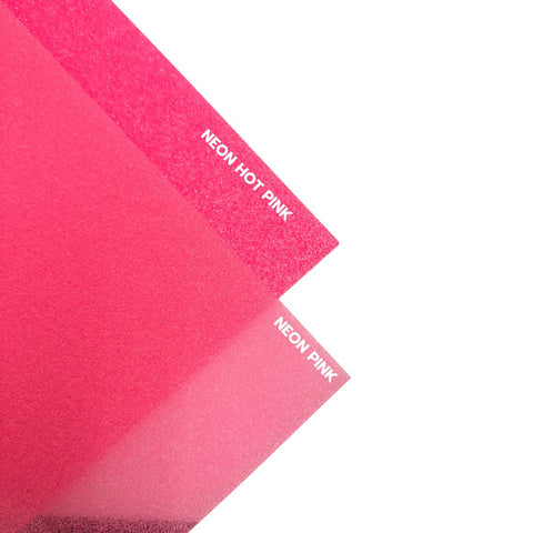 1/8" Neon Hot Pink Glitter Cast Acrylic Sheets