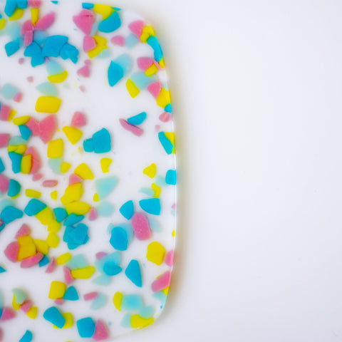 1/8" Neon Terrazzo Confetti Cast Acrylic Sheets
