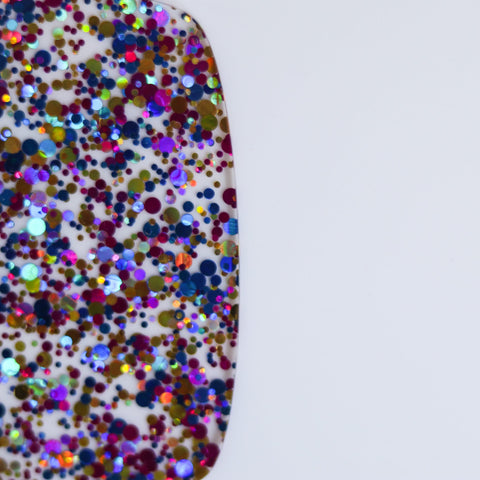 1/8" Party Time Glitter Dots Cast Acrylic Sheets