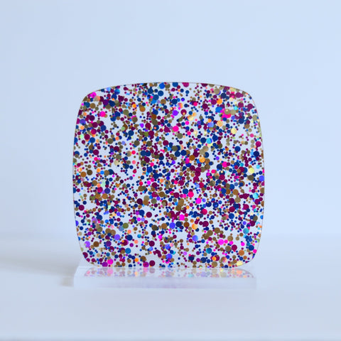 1/8" Party Time Glitter Dots Cast Acrylic Sheets