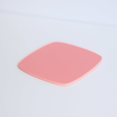 1/8" Matte Pastel Coral Cast Acrylic Sheets | Matte/Gloss Finish