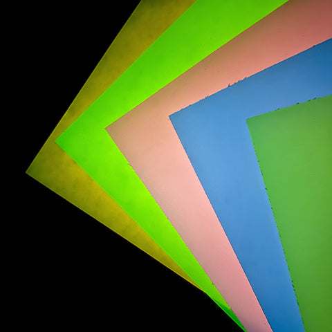 1/8" Pink Glow in the Dark Cast Acrylic Sheets