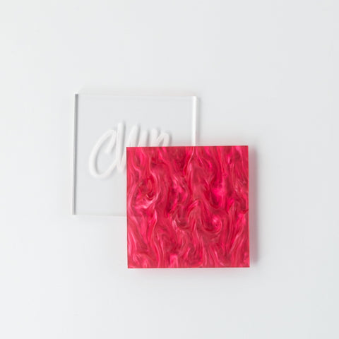 1/8" Pink Pearl Cast Acrylic Sheets