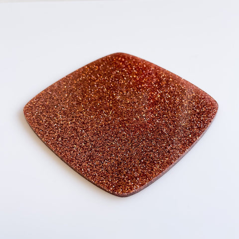 1/8" Pumpkin Spice Glitter Cast Acrylic Sheets