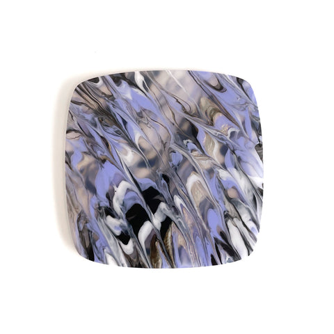 1/8" Romantic Periwinkle Paint Pour Cast Acrylic Sheets