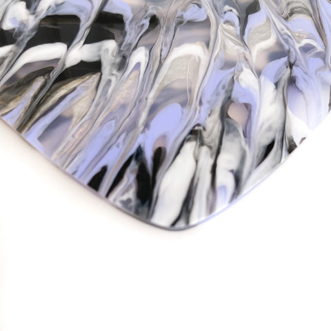 1/8" Romantic Periwinkle Paint Pour Cast Acrylic Sheets