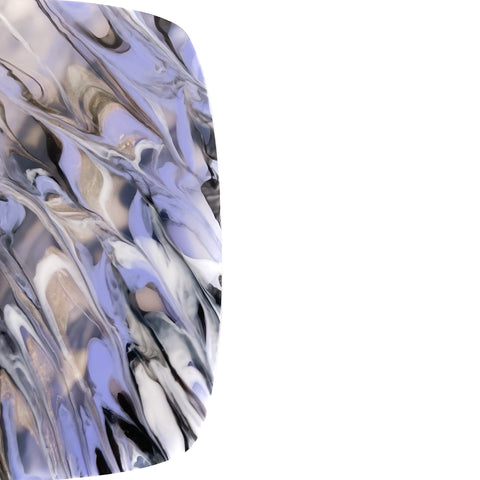 1/8" Romantic Periwinkle Paint Pour Cast Acrylic Sheets