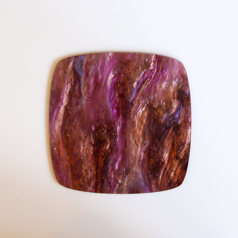 1/8" Royal Copper Marbled Glitter Cast Acrylic Sheets
