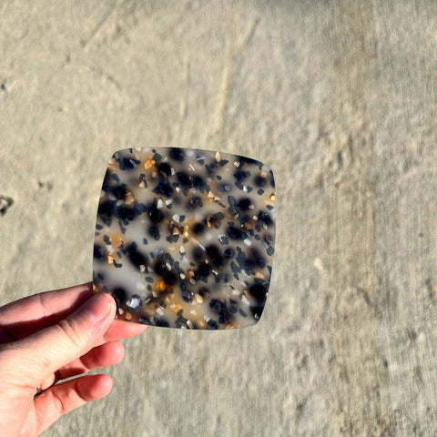 1/8" Smoky Onyx Tie Dye Terrazzo Cast Acrylic Sheets