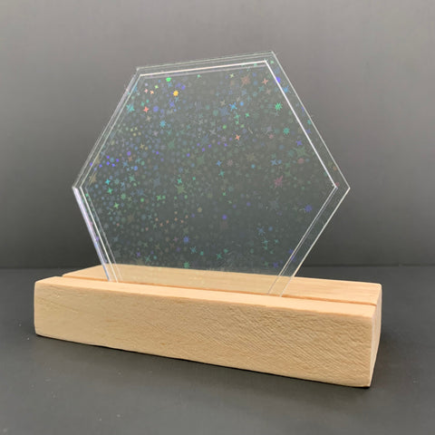 1/8" Iridescent Stars Prism Acrylic Sheets