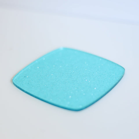 1/8" Teal Glitter Jellies Cast Acrylic Sheets