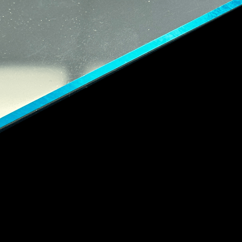 1/8" Transparent Edge Glow Green Cast Acrylic Sheets