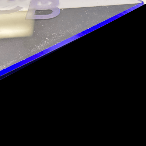 1/8" Transparent Edge Glow Purple Cast Acrylic Sheets