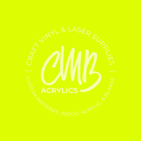 1/8" Transparent Fluorescent Lime Green Cast Acrylic Sheets