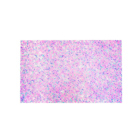 1/8" Unicorn Hearts Glitter Dots Cast Acrylic Sheets