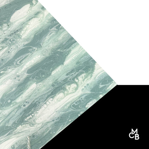 1/8" Zen Garden Paint Pour Cast Acrylic Sheets